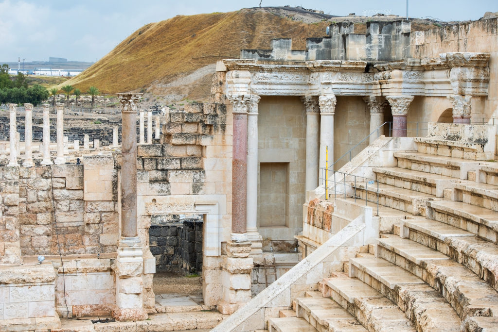 archaeological site, Beit Shean, Israel